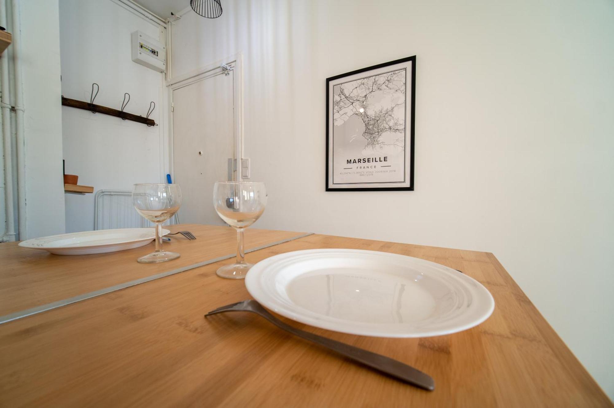 Appartement Tout Equipe Vieux Port 4 Couchages Marseille Eksteriør bilde